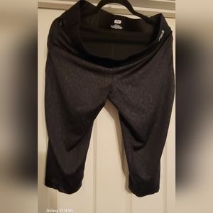 Fila cropped leggings leopard print